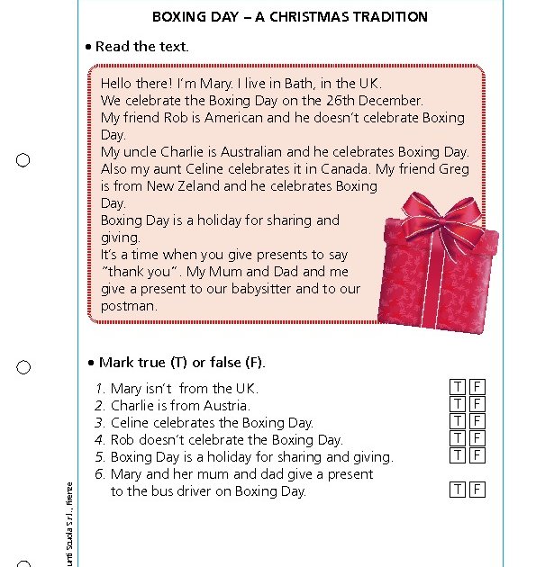 Boxing Day - A Christmas tradition - Boxing Day - A Christmas tradition | Giunti Scuola