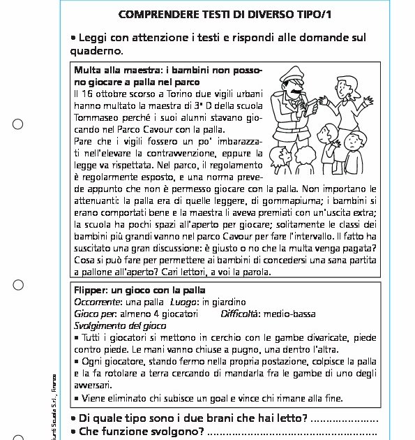 Comprendere Testi Di Diverso Tipo 1 Comprendere Testi Di Diverso Tipo 