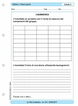 L 39 Acrostico L 39 Acrostico Giunti Scuola