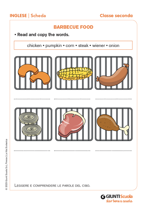 Barbecue food | Giunti Scuola