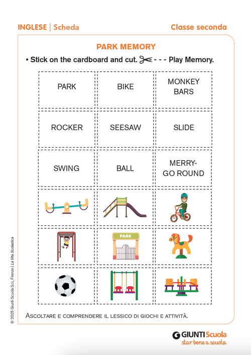 Park memory | Giunti Scuola Park memory | Giunti Scuola