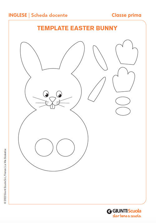 Template Easter Bunny | Giunti Scuola Template Easter Bunny | Giunti Scuola