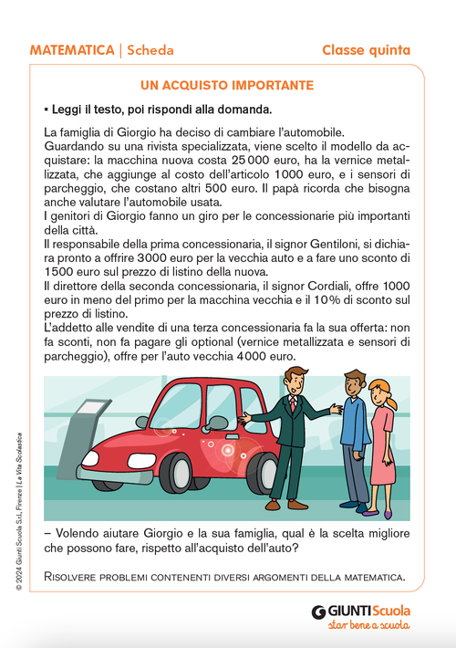 Un acquisto importante | Giunti Scuola Un acquisto importante | Giunti Scuola