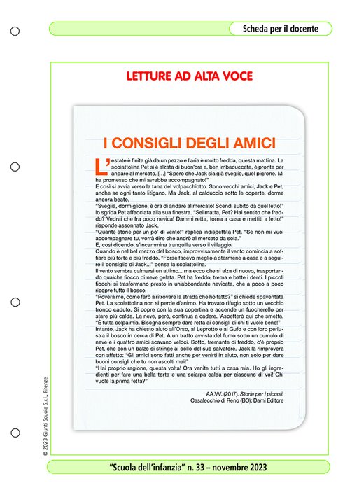 Letture ad alta voce: i consigli degli amici | Giunti Scuola Letture ad alta voce: i consigli degli amici | Giunti Scuola