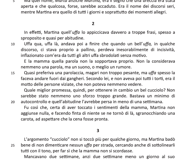 Testo prova INVALSI 2020-2021 | Giunti Scuola