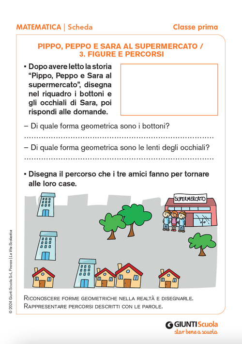 Pippo, Peppo e Sara al supermercato / 3. Figure e percorsi | Giunti Scuola Pippo, Peppo e Sara al supermercato / 3. Figure e percorsi | Giunti Scuola