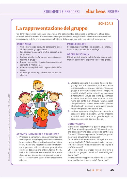 La rappresentazione del gruppo | Giunti Scuola La rappresentazione del gruppo | Giunti Scuola