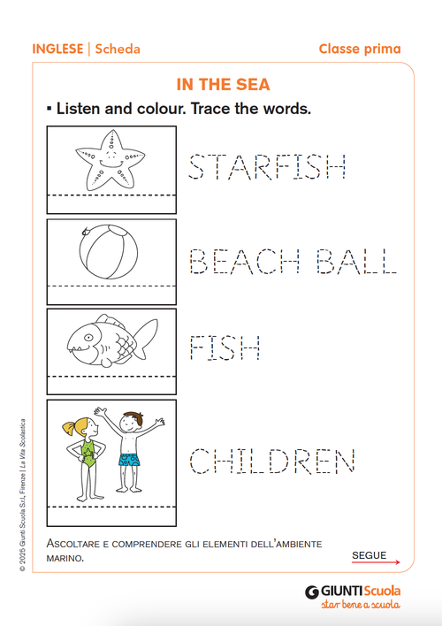 In the sea | Giunti Scuola In the sea | Giunti Scuola
