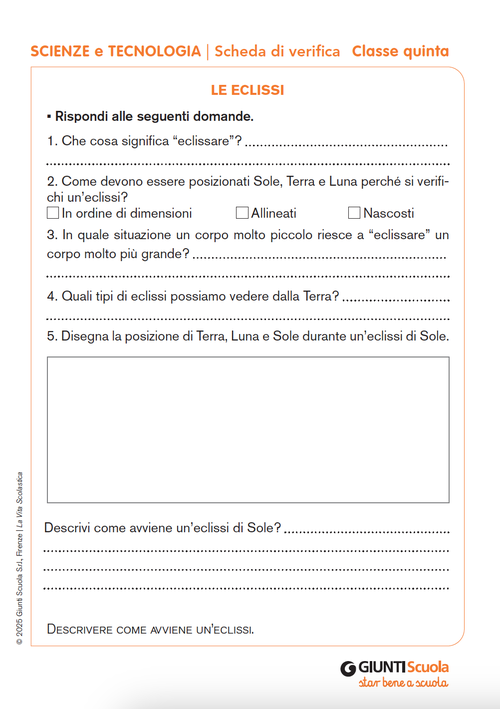 Le eclissi | Giunti Scuola Le eclissi | Giunti Scuola