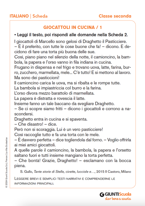 Giocattoli in cucina 1 / 2 | Giunti Scuola Giocattoli in cucina 1 / 2 | Giunti Scuola