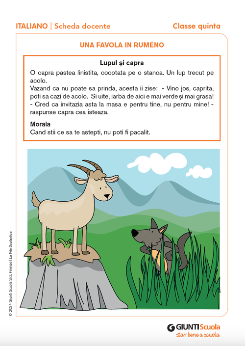 Una favola in rumeno | Giunti Scuola
