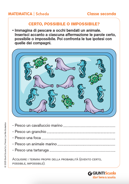 Certo, possibile o impossibile? | Giunti Scuola Certo, possibile o impossibile? | Giunti Scuola