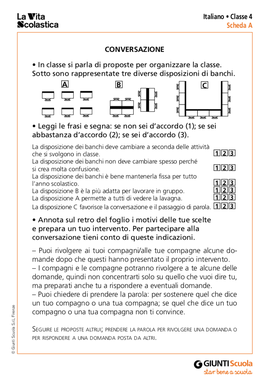 Verifiche Intermedie 2020 2021 Schede Classe 4 Verifiche Intermedie 2020 2021 Schede Classe 4 Giunti Scuola