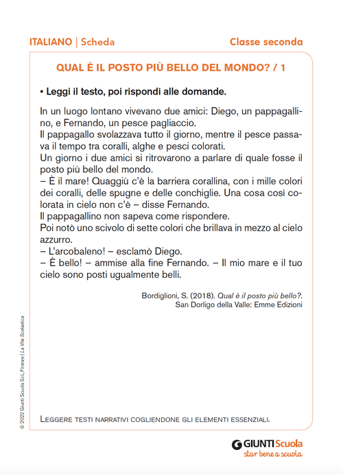 Qual è il posto più bello del mondo? 1/2 | Giunti Scuola Qual è il posto più bello del mondo? 1/2 | Giunti Scuola