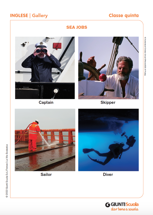 Gallery: Sea jobs | Giunti Scuola Gallery: Sea jobs | Giunti Scuola