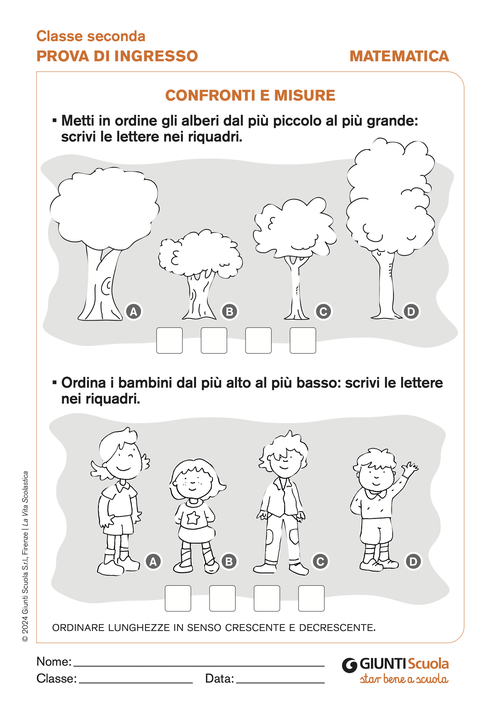 Confronti e misure | Giunti Scuola Confronti e misure | Giunti Scuola