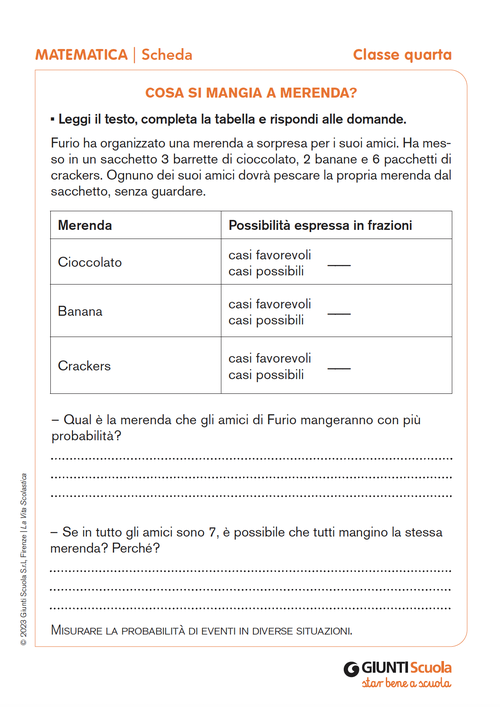 Cosa si mangia a merenda? | Giunti Scuola Cosa si mangia a merenda? | Giunti Scuola