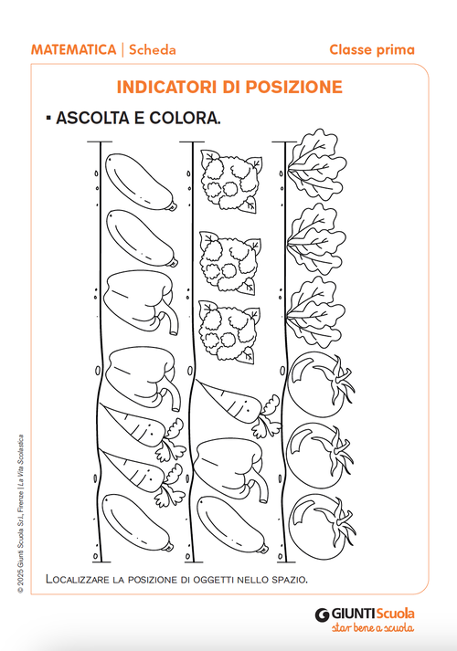 Indicatori di posizione | Giunti Scuola Indicatori di posizione | Giunti Scuola