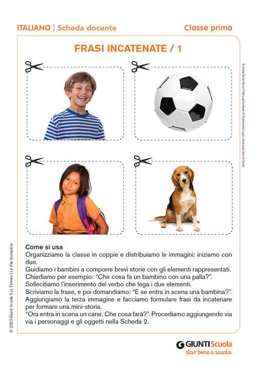 Frasi incatenate 1/2 | Giunti Scuola Frasi incatenate 1/2 | Giunti Scuola
