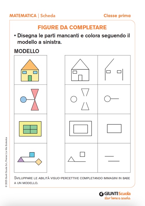 Figure da completare | Giunti Scuola Figure da completare | Giunti Scuola