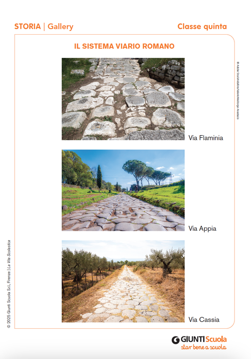 Il sistema viario romano | Giunti Scuola Il sistema viario romano | Giunti Scuola