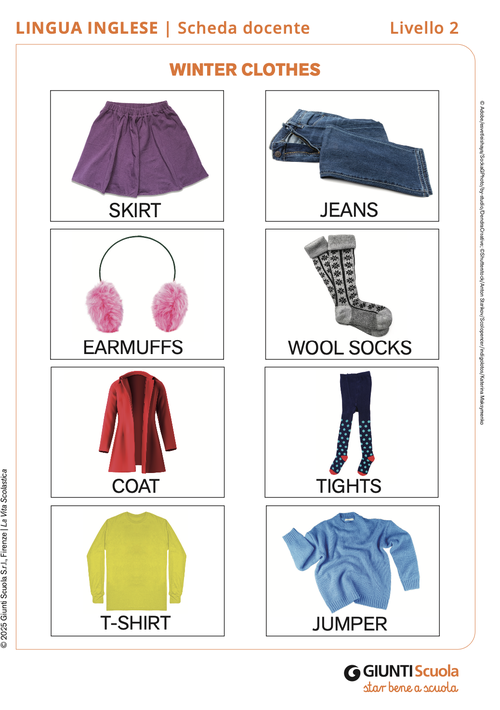 Winter clothes | Giunti Scuola