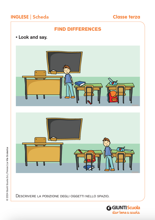 Find differences | Giunti Scuola