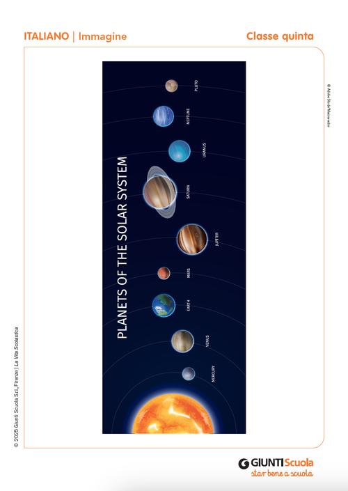 Planets of the solar system | Giunti Scuola Planets of the solar system | Giunti Scuola