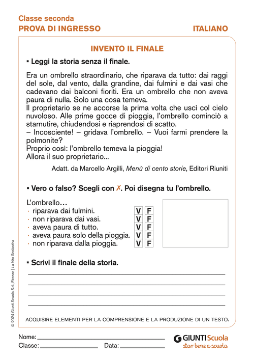Invento il finale | Giunti Scuola Invento il finale | Giunti Scuola