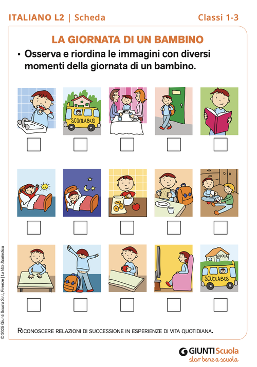 La giornata di un bambino | Giunti Scuola La giornata di un bambino | Giunti Scuola