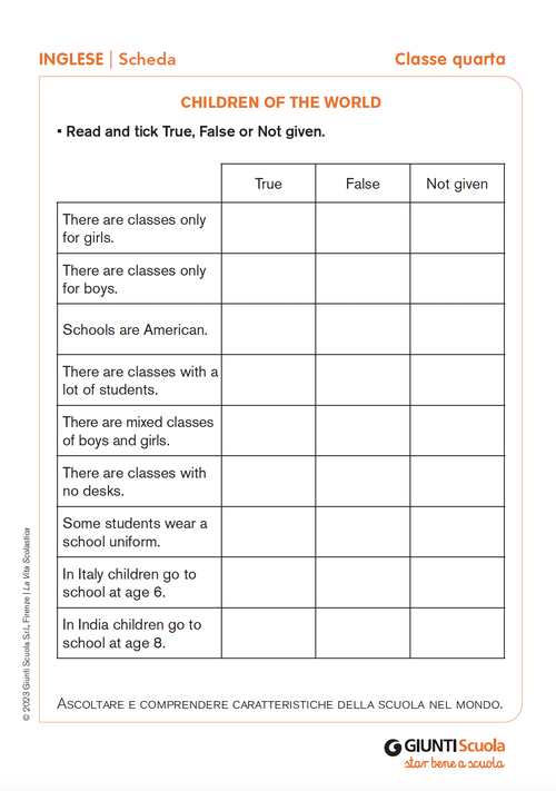 Children of the world | Giunti Scuola Children of the world | Giunti Scuola