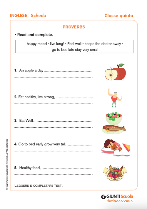 Proverbs | Giunti Scuola Proverbs | Giunti Scuola