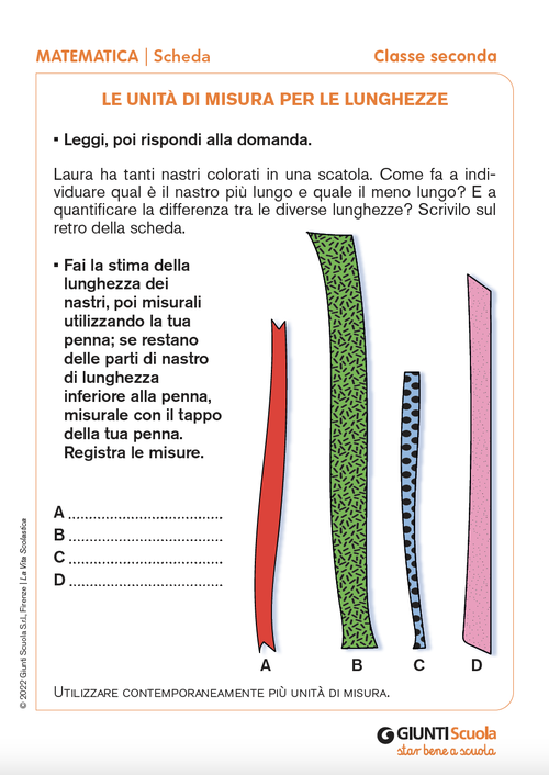Le unità di misura per le lunghezze | Giunti Scuola Le unità di misura per le lunghezze | Giunti Scuola