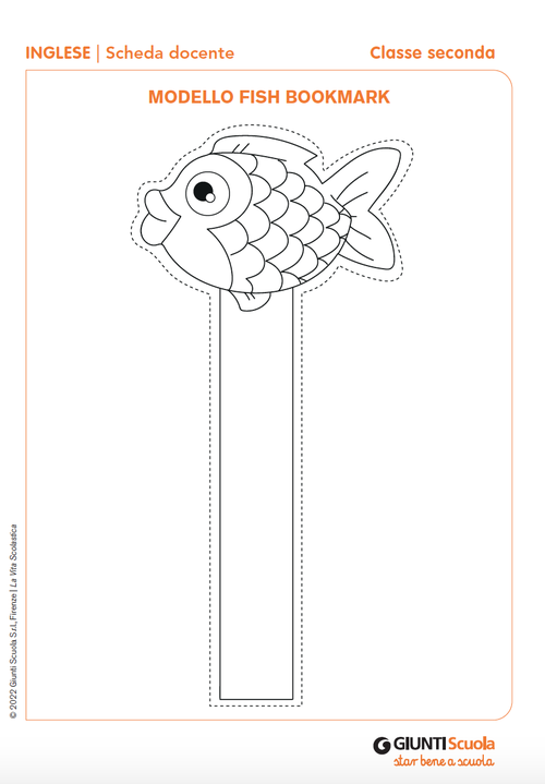 Modello fish bookmark | Giunti Scuola