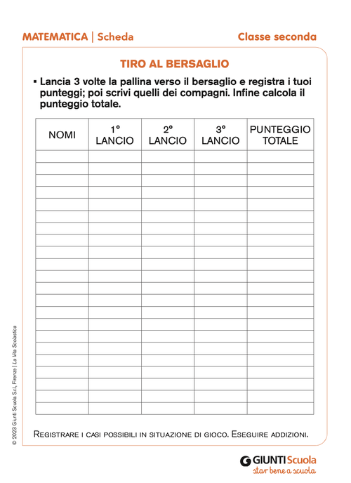 Tiro al bersaglio | Giunti Scuola Tiro al bersaglio | Giunti Scuola