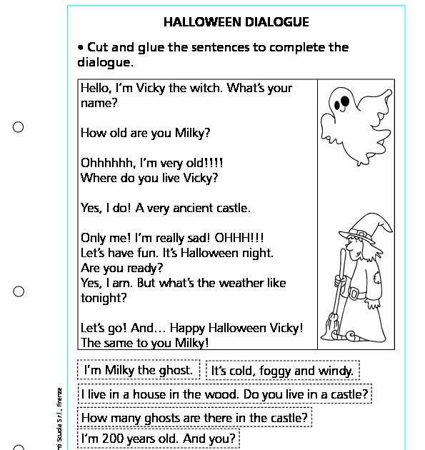 Halloween dialogue Halloween dialogue Giunti Scuola