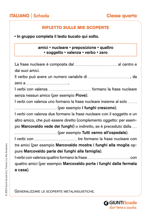 Rifletto sulle mie scoperte | Giunti Scuola