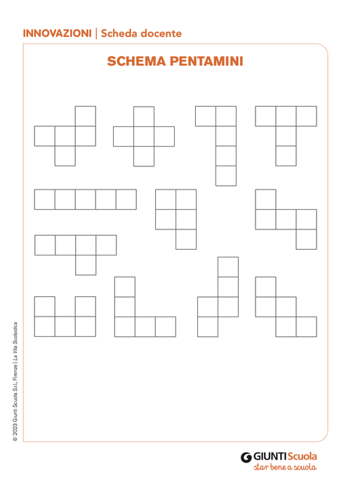 Schema pentamini | Giunti Scuola Schema pentamini | Giunti Scuola