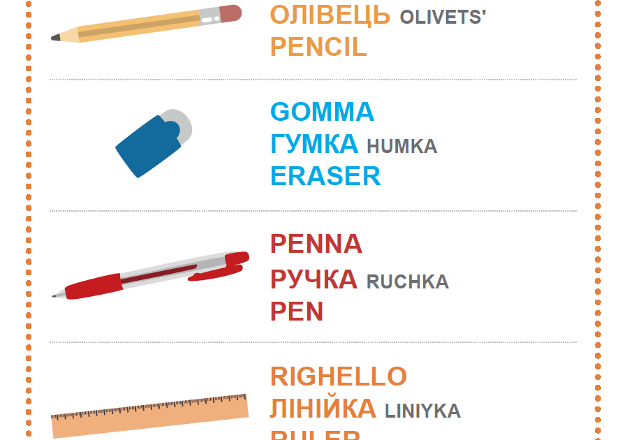 Flashcard italianoucraino ASTUCCIO Giunti Scuola