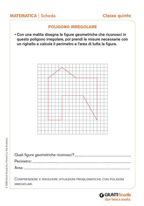 Poligono irregolare | Giunti Scuola Poligono irregolare | Giunti Scuola