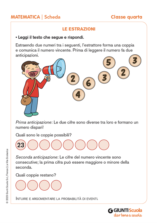 Le estrazioni | Giunti Scuola