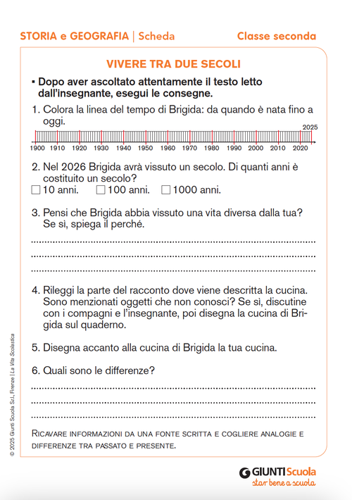 Vivere tra due secoli | Giunti Scuola Vivere tra due secoli | Giunti Scuola