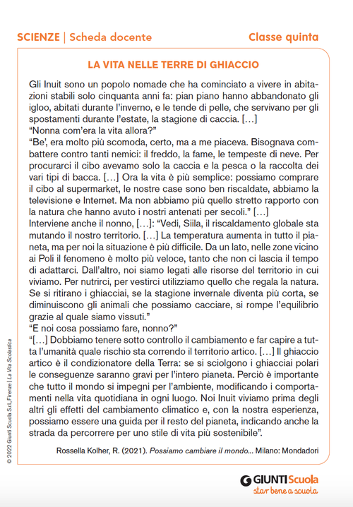 La vita nelle terre di ghiaccio | Giunti Scuola La vita nelle terre di ghiaccio | Giunti Scuola