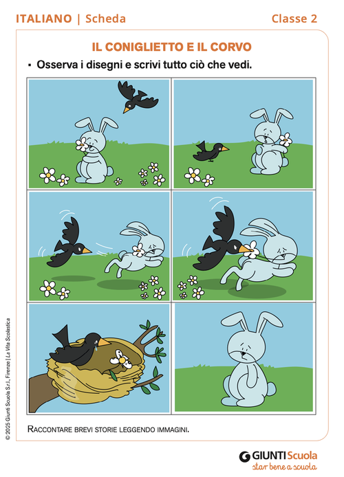 Il coniglietto e il corvo | Giunti Scuola Il coniglietto e il corvo | Giunti Scuola