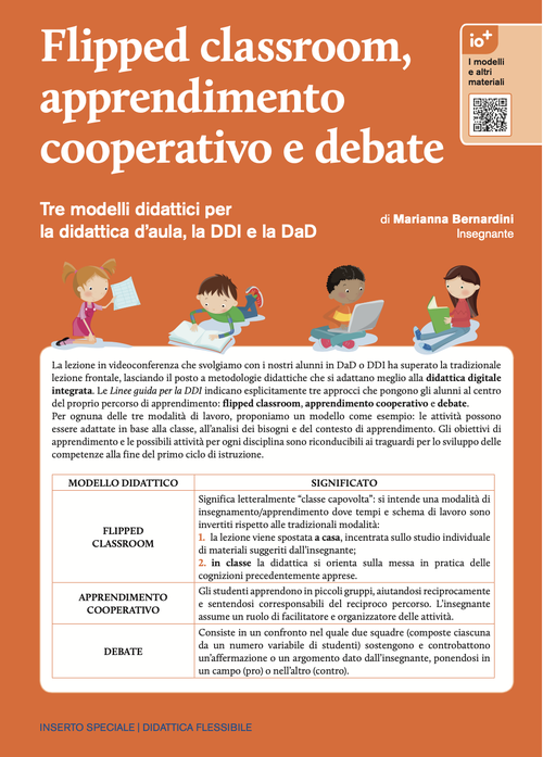 Materiale omaggio per le cl. 4°-5°: Flipped classroom, apprendimento cooperativo e debate | Giunti Scuola