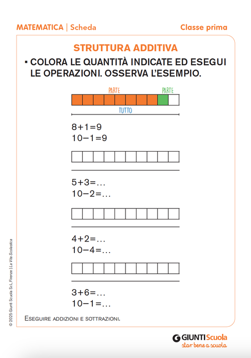 Struttura additiva | Giunti Scuola