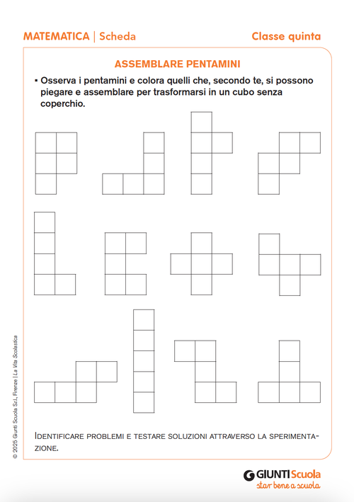 Assemblare pentamini | Giunti Scuola Assemblare pentamini | Giunti Scuola