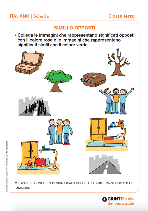Simili o opposti | Giunti Scuola Simili o opposti | Giunti Scuola