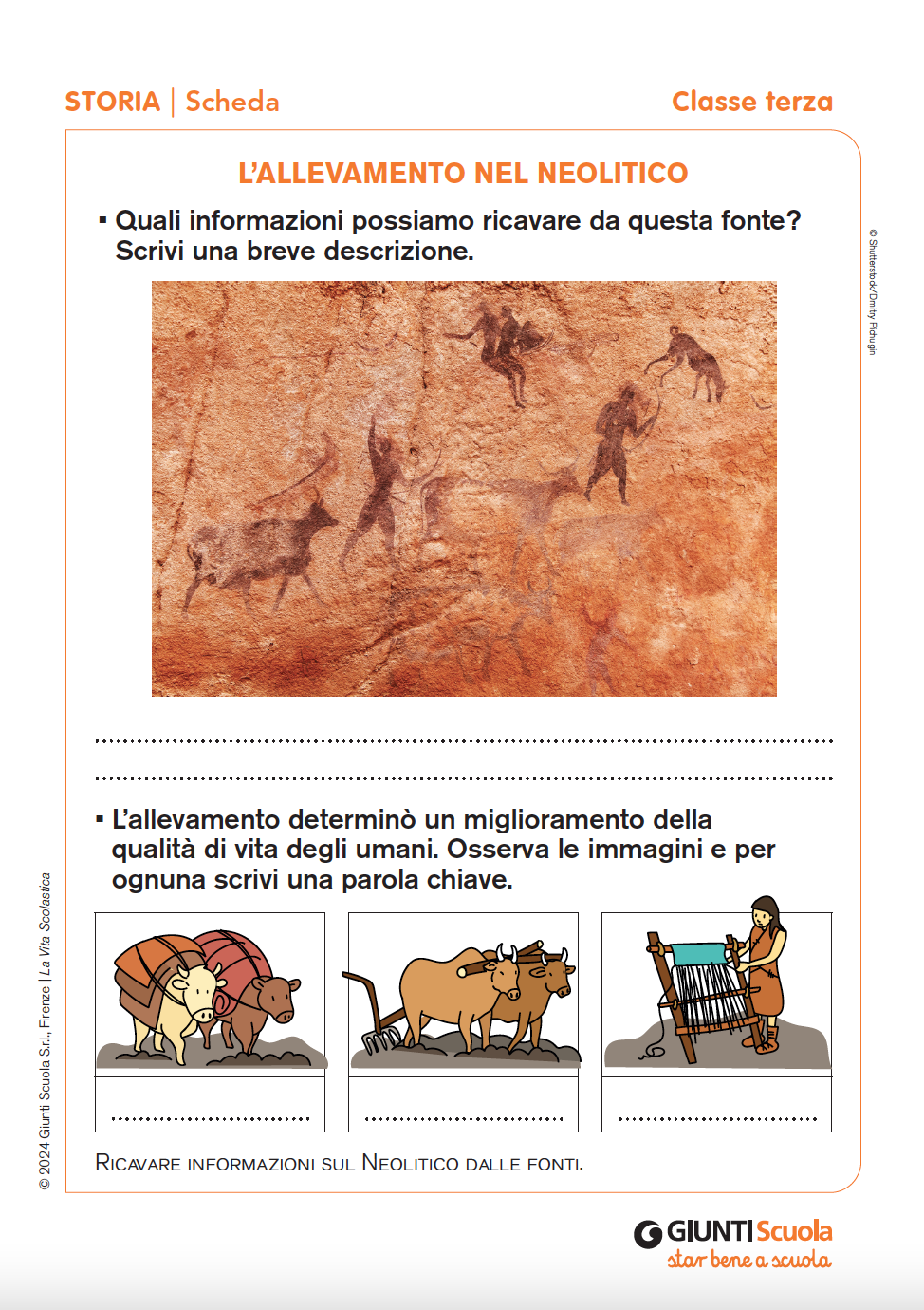 L allevamento nel Neolitico Giunti Scuola