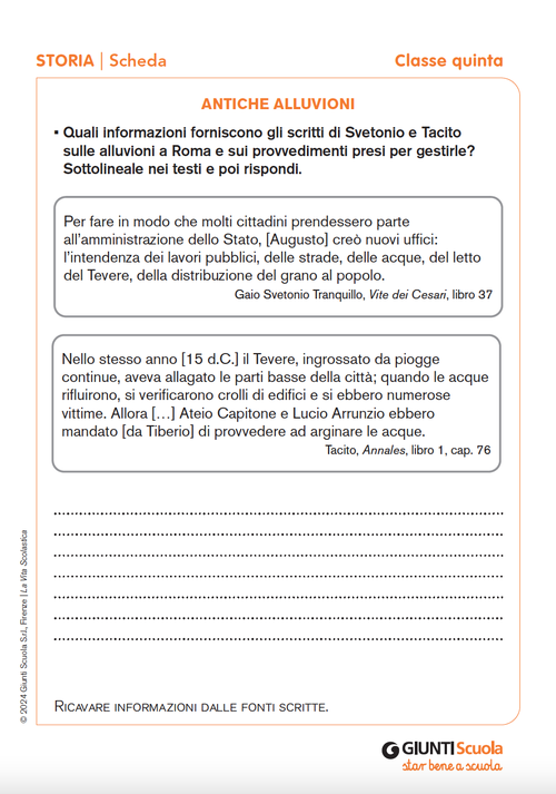 Antiche alluvioni | Giunti Scuola